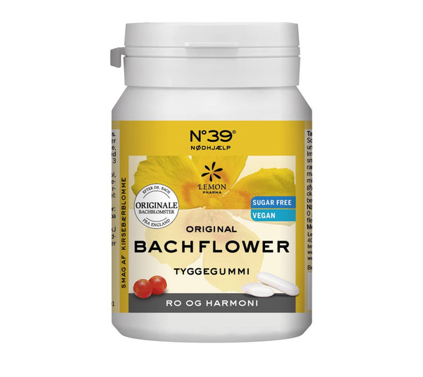 Sukkerfri Tyggegummi No.39® Nødhjælp - 60G - Bachflower