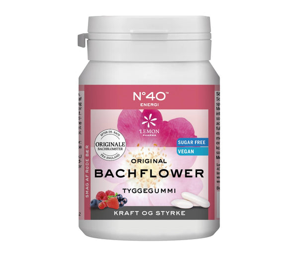 Sukkerfri Tyggegummi No.40® Energi - 60G - Bachflower