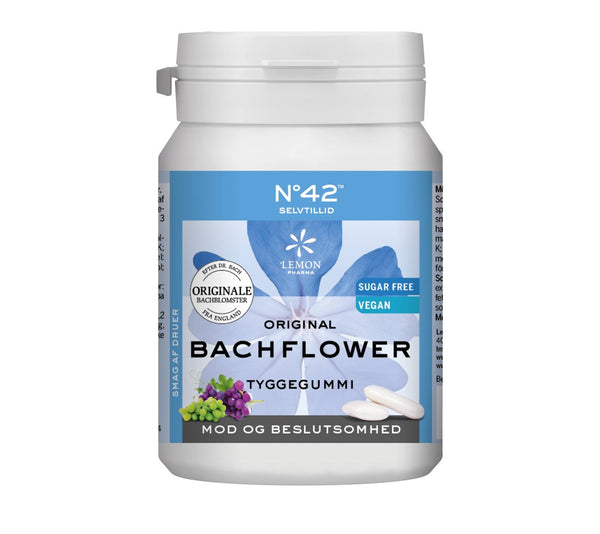 Sukkerfri Tyggegummi No.42® Selvtillid - 60G - Bachflower