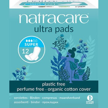 Hygiejnebind - Ultra Bind Super Plus - Med Vinger - 12 Stk - NatraCare