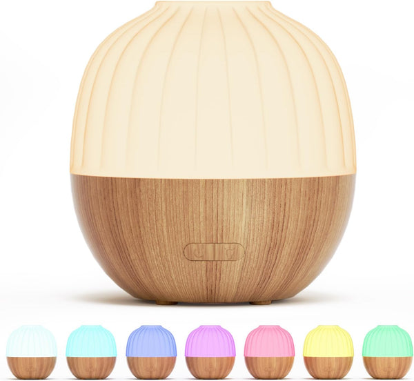 Elegant Blossom Aroma Diffuser - 300 ml. - Hvid/Natur