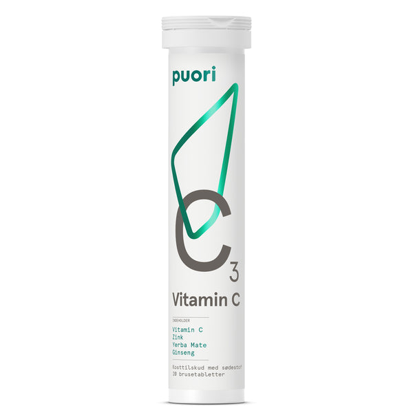 C3 C-Vitamin - 20 Brusetabletter - Puori