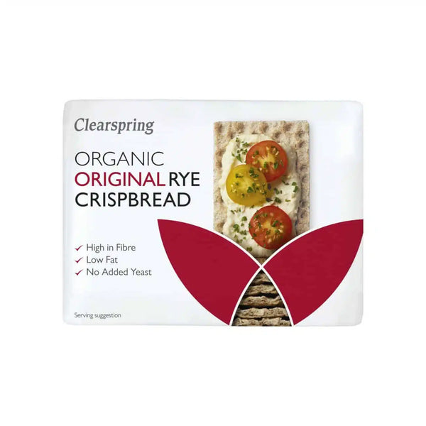 Økologisk Knækbrød Rug - 200G - Clearspring