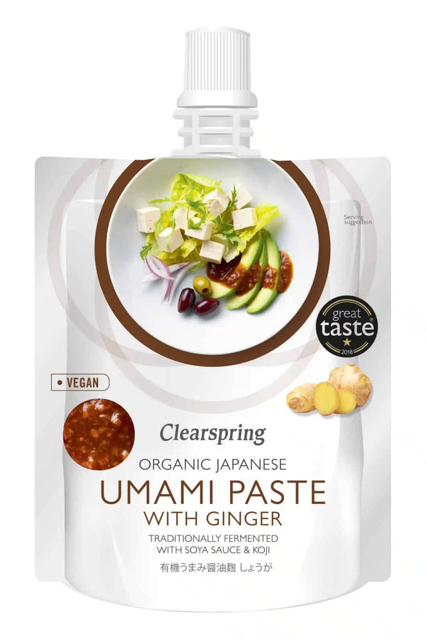 Økologisk Japansk Umami Paste Ingefær - 150G - Clearspring