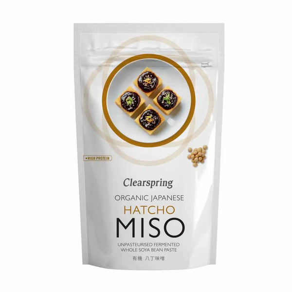 Økologisk Pasteuriseret Hatcho Soja Miso  - 300G - Clearspring