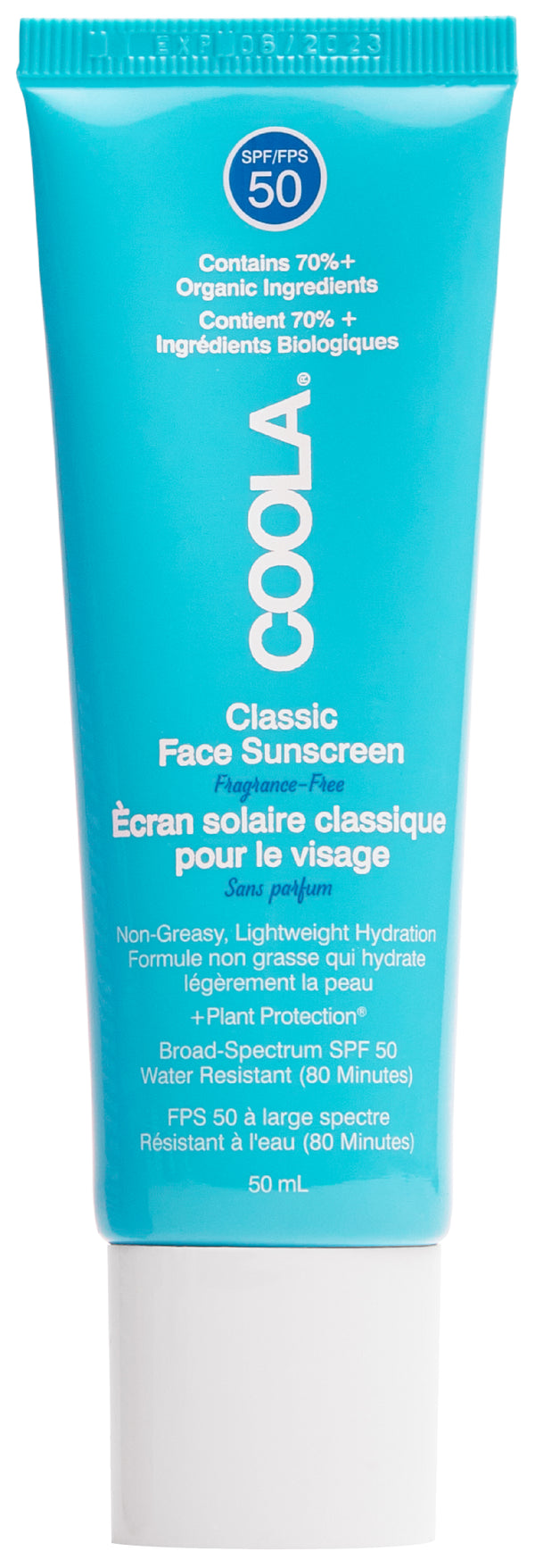 Classic Face Lotion Fragrance-Free SPF 50 - 50ML - COOLA