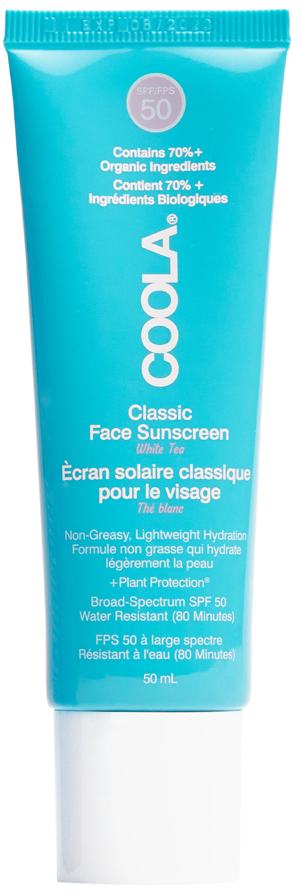 Classic Face Lotion White Tea SPF 50 - 50ML - COOLA