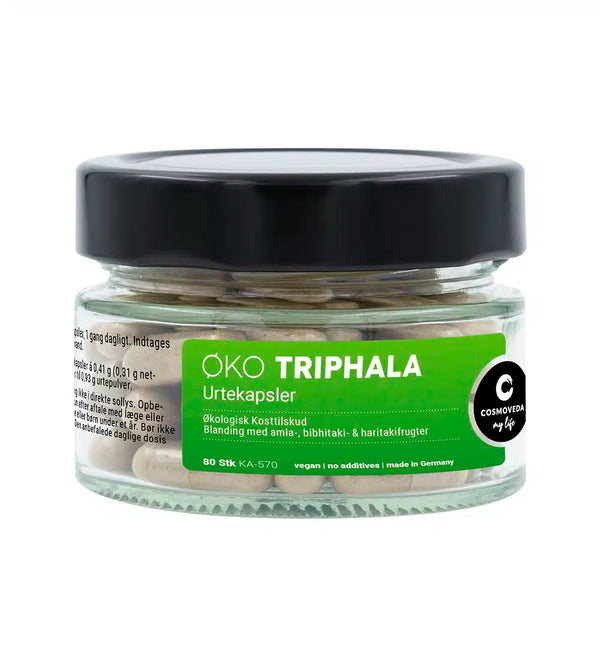 Triphala - 80 Kapsler - Cosmoveda