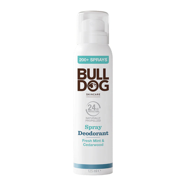 Fresh Mint & Cedarwood Spray Deodorant - 125ML - Bulldog