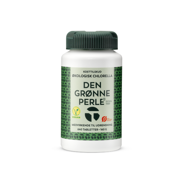 Økologisk Chlorella - 640 Tabletter - Den Grønne Perle