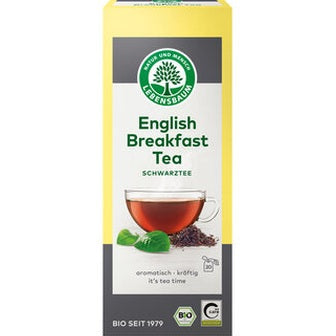 Økologisk English Breakfast Sort Te - 20 Breve - Lebensbaum