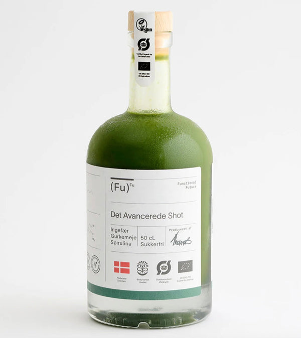 Biodynamisk Det Avancerede Ingefær & Gurkemeje Shot - 500ML - Functional Future