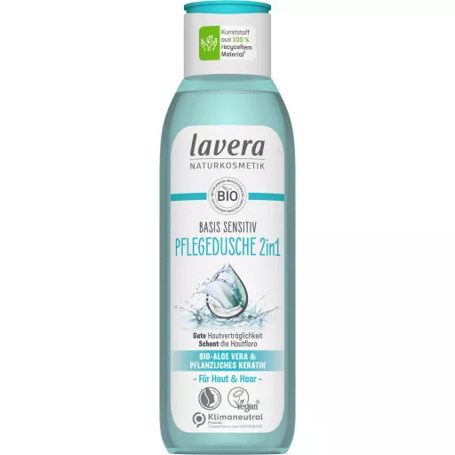 2in1 Sæbe Basis Sensitiv - 250ML - Lavera Naturkosmetik