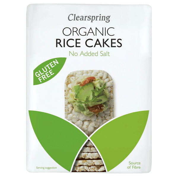 Økologisk Ris Galetter Uden Salt - 130G - Clearspring
