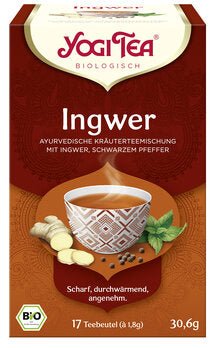 Økologisk Ginger Tea - 17 Breve - YOGITEA