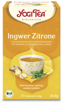 Økologisk Ginger & Lemon Tea - 17 Breve - YOGITEA