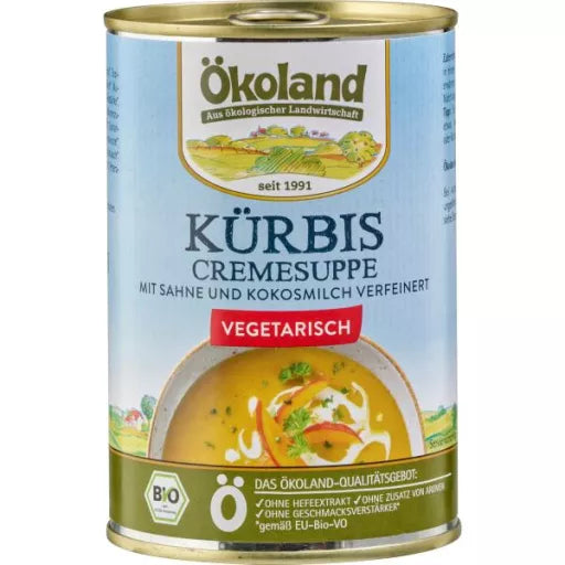 Økologisk Vegetarisk Græskar Cremesuppe - 400G - Ökoland