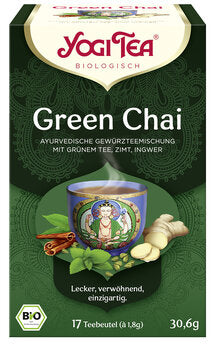 Økologisk Green Chai Tea - 17 Breve - YOGITEA