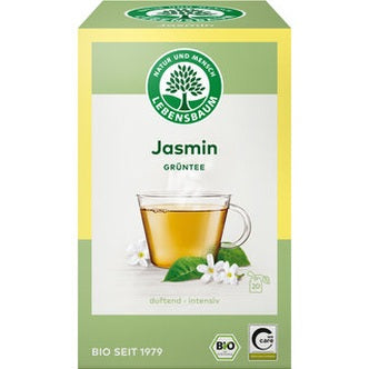 Økologisk Grøn Jasmin Te - 20 Breve - Lebensbaum
