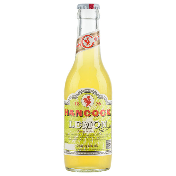 Hancock - Frisk Lemon Sodavand m. Ægte Citronsaft - 250 ml.