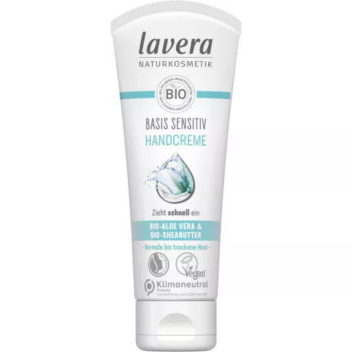 Håndcreme Basis Sensitiv - 75ML - Lavera Naturkosmetik