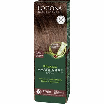 Henna Creme Kastaniebrun - 150G - Logona Naturkosmetik