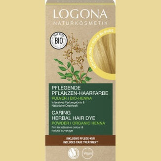 Henna Pulver Gyldenblond - 100G - Logona Naturkosmetik