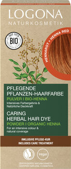 Henna Pulver Henna-Rød - 100G - Logona Naturkosmetik