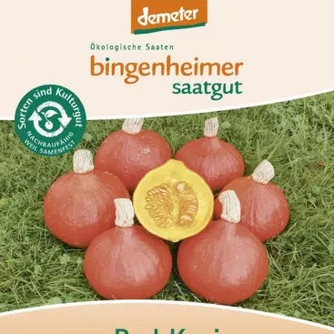 Biodynamisk Hokkaido Græskar 'Red Kuri' - Bingenheimer Saatgut