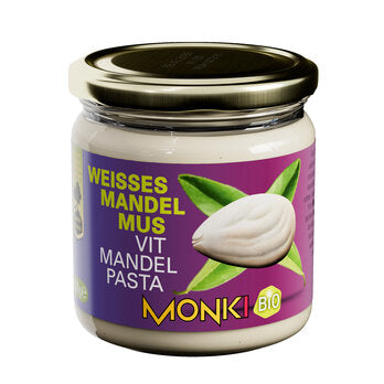 Økologisk Nøddesmør - Blancerede Mandler - 330G - Monki