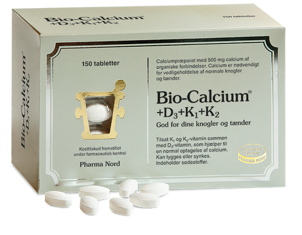 Bio-Calcium+D3+K1+K2 - 150 Tabletter - Pharma Nord