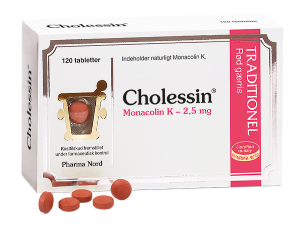 Cholessin Rød Gærris - 120 Tabletter - Pharma Nord