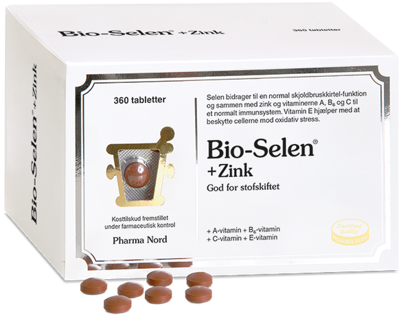 Bio-Selen + Zink - 360 Tabletter - Pharma Nord