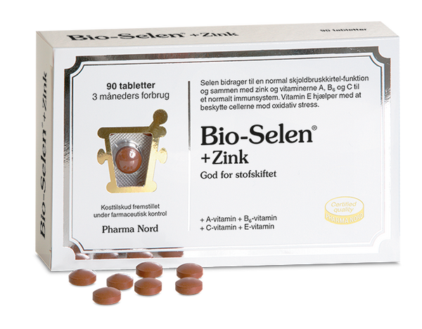 Bio-Selen + Zink - 90 Tabletter - Pharma Nord
