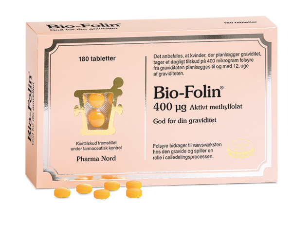 Bio-Folin 400 mcg - 180 Tabletter - Pharma Nord