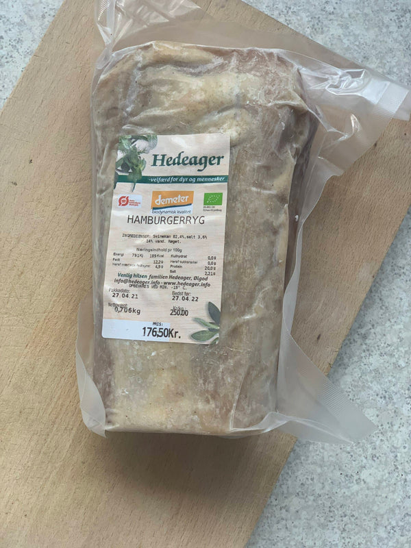 Biodynamisk Hamburgerryg - Ca. 700G - Hedeagergaard