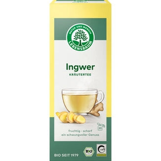 Økologisk Grøn Te med Ingefær & Citron - 20 Breve - Lebensbaum