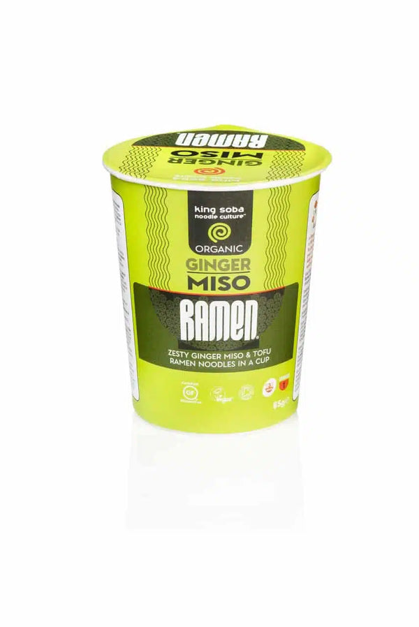 Økologisk Miso Ramen Ingefær - 85G - King Soba