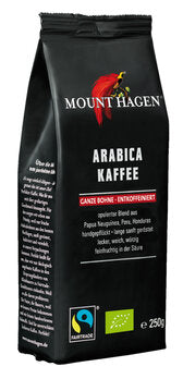 Økologiske Hele Koffeinfri Kaffebønner Arabica - 250G - Mount Hagen