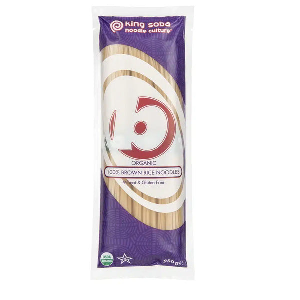 Økologiske Brune Risnudler - 250G - King Soba