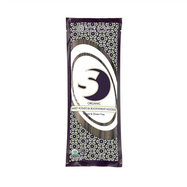 Økologiske Boghvede & Sød Kartoffel Nudler - 250G - King Soba
