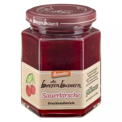 Biodynamisk Kirsebær Marmelade - 200G - die Beerenbauern