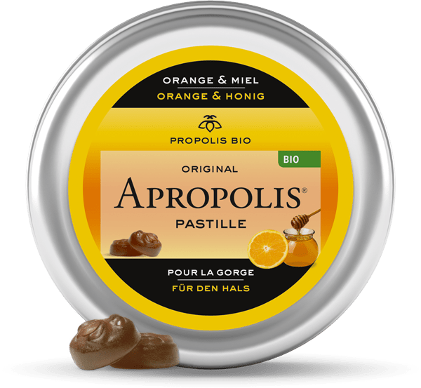 Propolis Halspastiller Honning & Appelsin – 40G - Apropolis