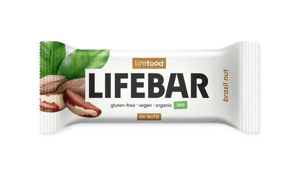 Økologisk Brazilnut RAW Bar - 40G - LifeFood