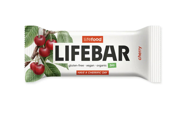 Økologisk Cherry RAW Bar - 40G - LifeFood
