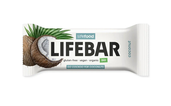 Økologisk Coconut Bar - 40G - LifeFood