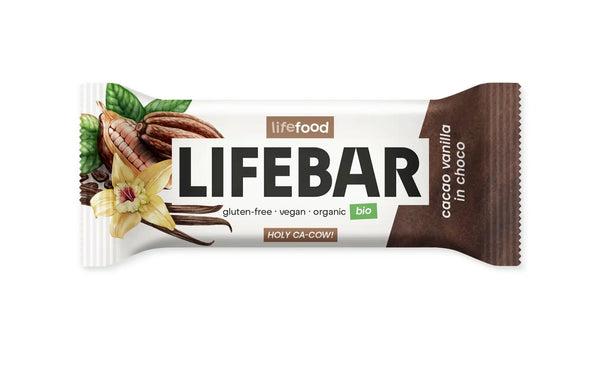 Økologisk InChoco Vanilla RAW Bar - 40G - LifeFood