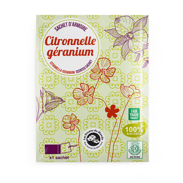 Aromatisk Duftpose Citronella & Geranium - 1 Stk - Aromandise