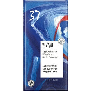 Økologisk Mælkechokolade San Domingo 37% - 100G - Vivani