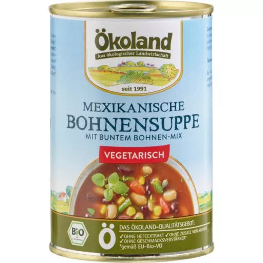 Økologisk Vegetarisk Mexikansk Bønnesuppe - 400G - Ökoland